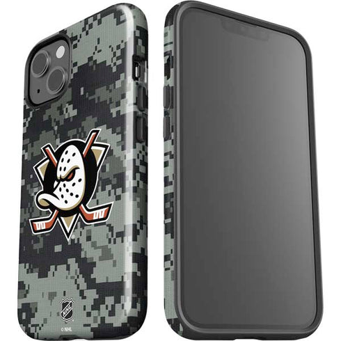 NHL Anaheim Ducks Camo iPhone 15 Impact Case